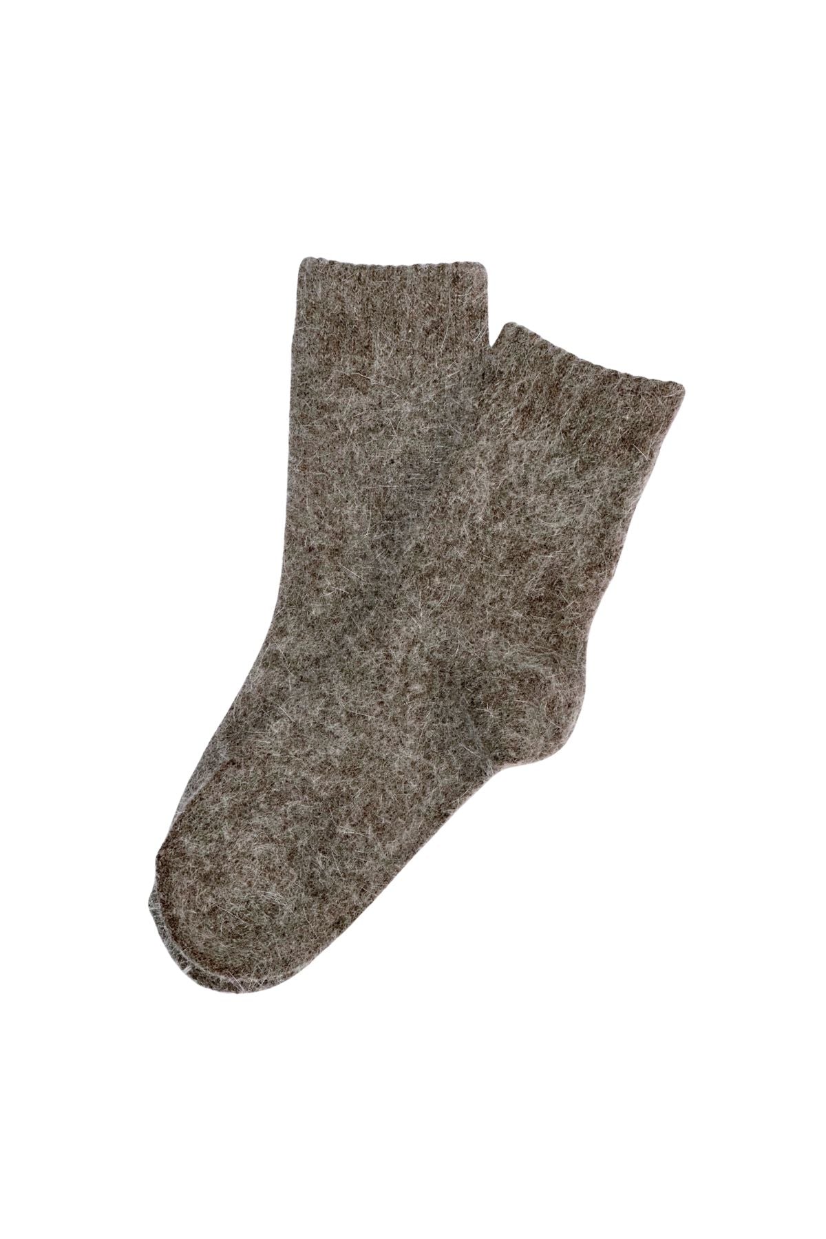Olga de Polga Chocolate angora blend socks