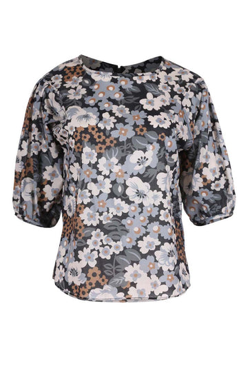 Dilon Blouse Melbourne Sky in Cotton – Olga de Polga