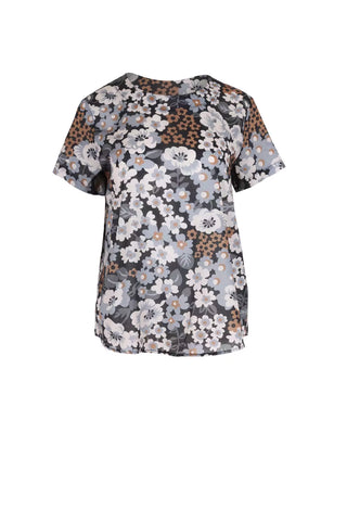 Dilon Top Melbourne Sky in Cotton