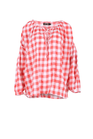 Leila Roma Blouse Mandarin in Cotton