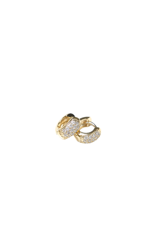 Frost Mini Gold Hoop