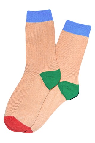 Game Over Socks Peach