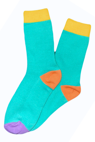 Game Over Socks Aqua