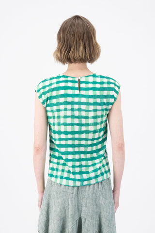 Rosa Tee Green in Cotton