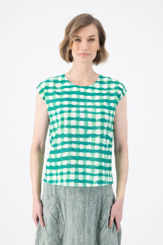 Rosa Tee Green in Cotton