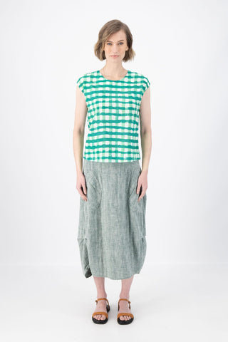 Rosa Tee Green in Cotton