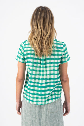 Rosa Top Green in Cotton