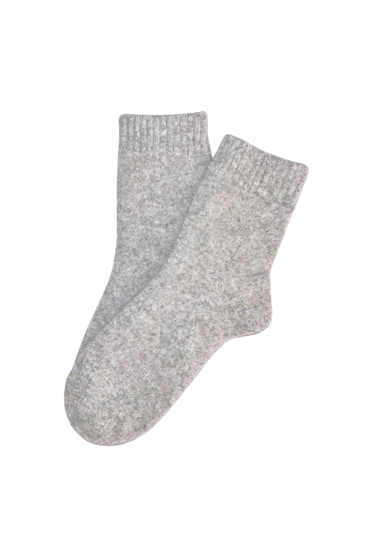 Olga de Polga Grey angora socks