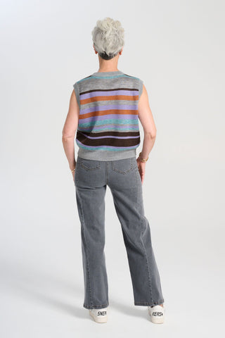 Santana Jeans Grey Wash in Denim