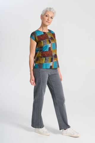 Santana Jeans Grey Wash in Denim