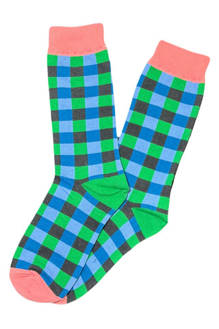 Gridlock Groove Socks Coral