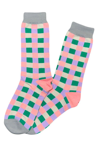 Gridlock Groove Socks Grey