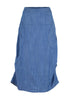 Olga de Polga Le studio denim Milwaukee skirt. Front view