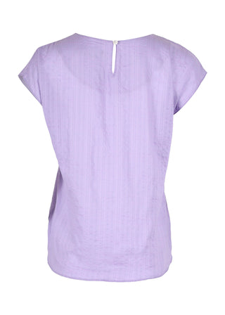 Olga de Polga Barcelone tee in Lilac.  Back view