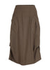 Olga de Polga best seller the Milwaukee Mills skirt in Khaki. Front View