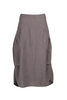 Milwaukee Fiesta Skirt Mushroom in Slub Linen