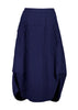 Olga de Polga Milwaukee Fiesta skirt in Navy. 100% Slub Linen skirt.  Front