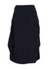 Milwaukee Fond du Lac Skirt Navy in Slub Cotton/Linen