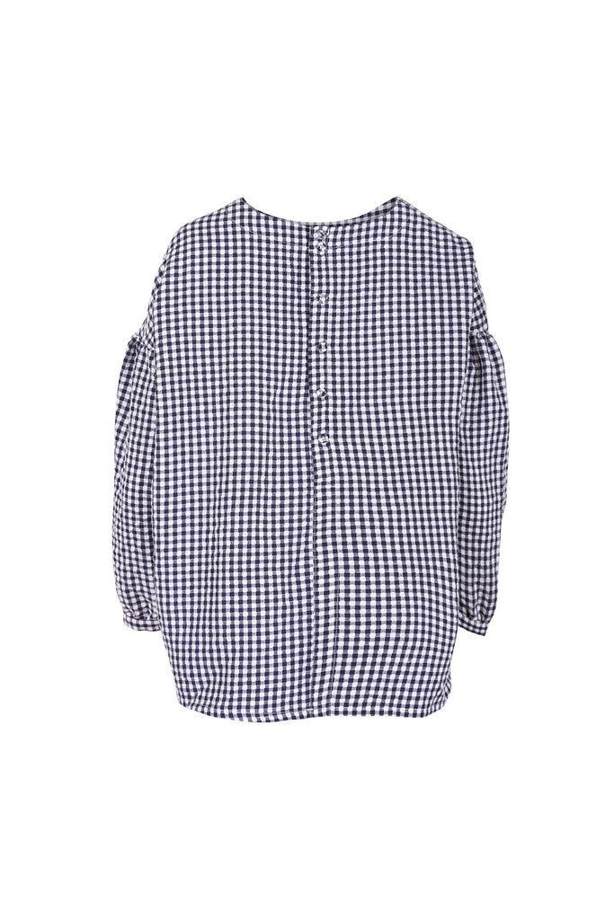 Olga de Polga Navy Suzanna Blouse. Back view