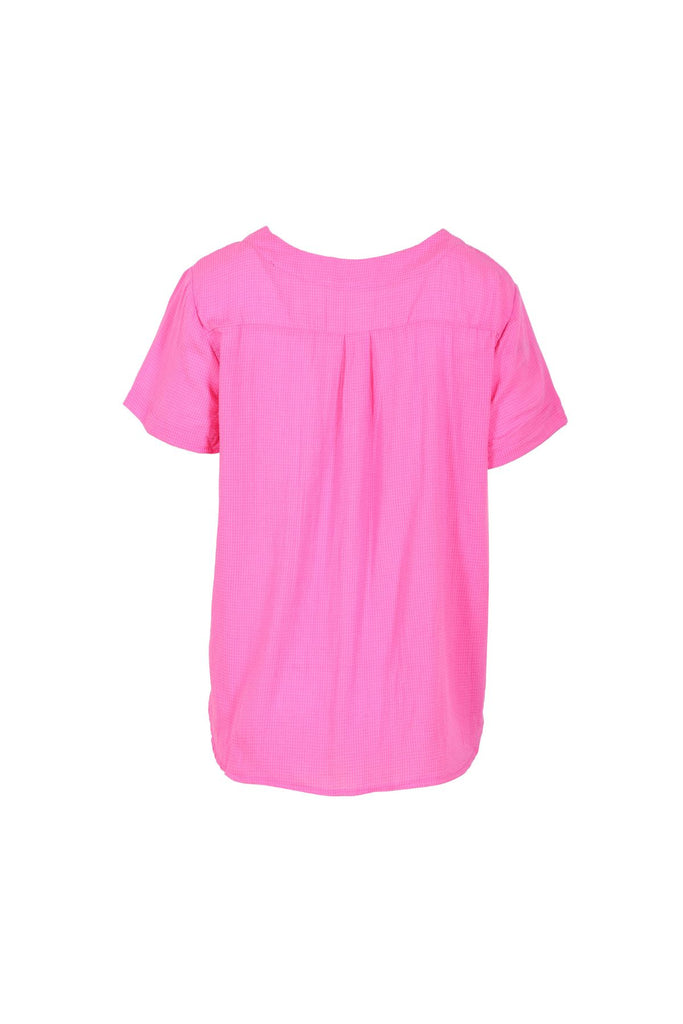 Olga de Polga Pacific Punch pink tee. Back view