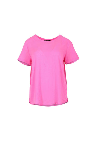 Olga de Polga Pacific Punch pink tee. Front view