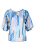 Providencia Blouse Lagoon Blue in Cotton