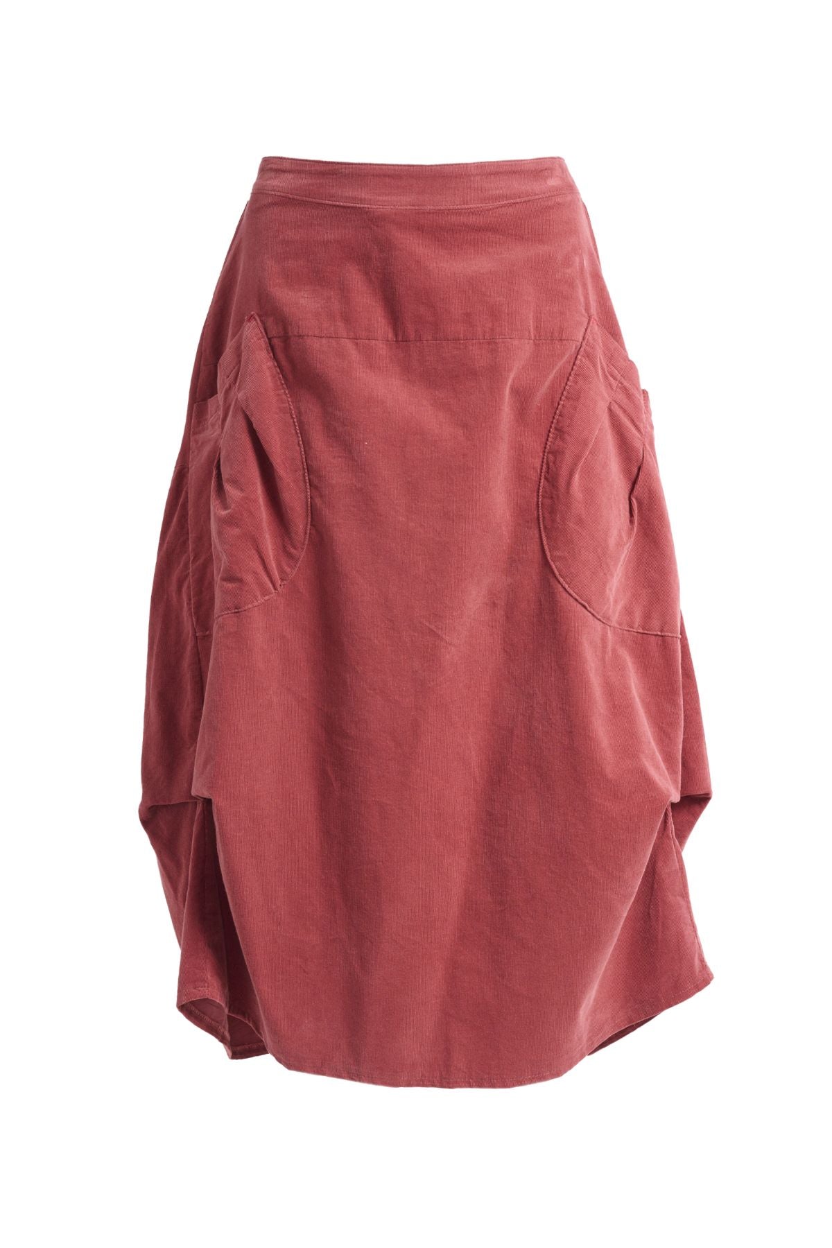 Olga de Polga Blush Milwaukee Marlowe.  Comfy waistband making it the perfect throw-on-and-go!Flattering a-line design.Subtle gathers on the sides and back.Large front pockets. Front view