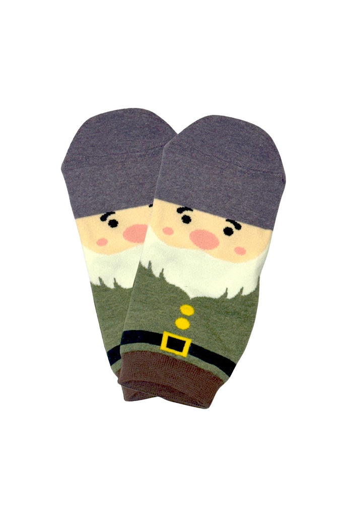Olga de Polga women's Slate Aiko Gnome ankle socks.