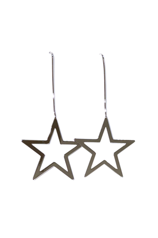 Star Earrings Silver