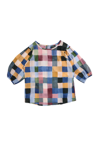 Tessera Blouse Blush in Cotton Voile