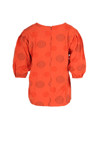 Universal Blouse Orange in Cotton Blend