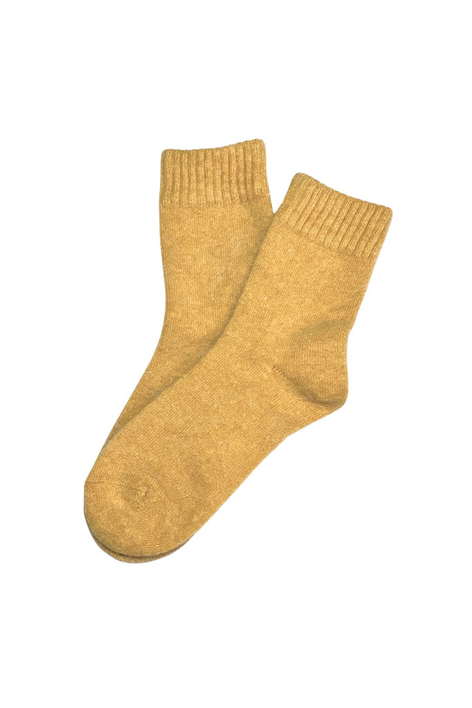 Olga de Polga Lemon angora blend socks