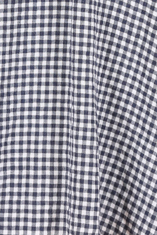 Leila Classic Blouse Navy in Cotton