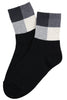 Cube Cotton Socks Black