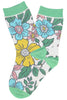 Aloha Cotton Socks Green