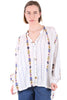 Cape May Blouse White in Cotton Blend