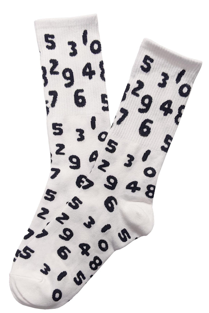 Olga de Polga Recalculation socks white