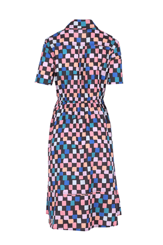 Pompidou Fitted Dress Black in Cotton