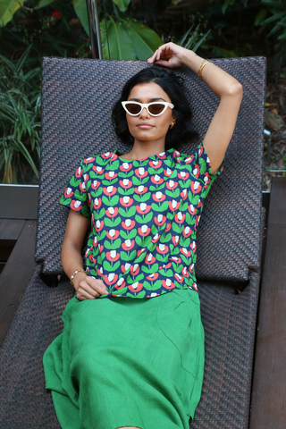 Marit Top in Cotton