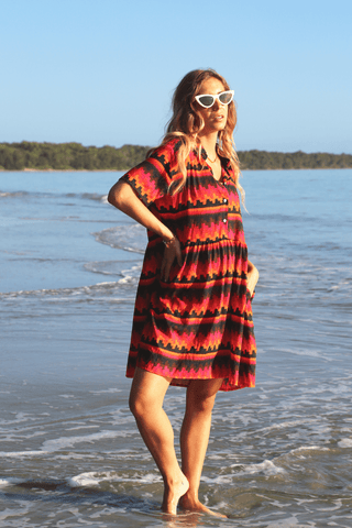 RazzaMatazz Villa Drop Waist Dress