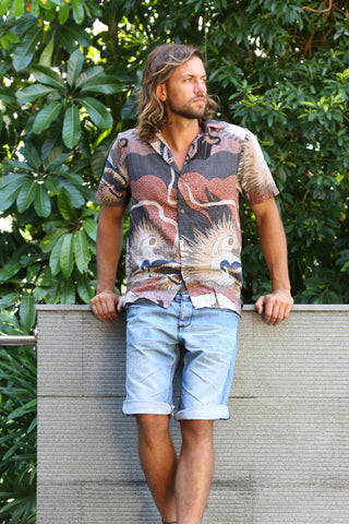 Festival Hawaiian Shirt Pink