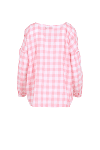 Leila Roma Blouse Blush in Cotton