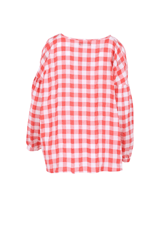 Leila Roma Blouse Mandarin in Cotton
