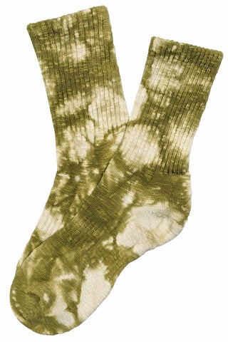 Tie-dye Socks Green